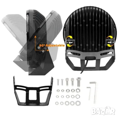 Кръгъл LED прожектор 220 mm 384 W, снимка 3 - Аксесоари и консумативи - 55864024