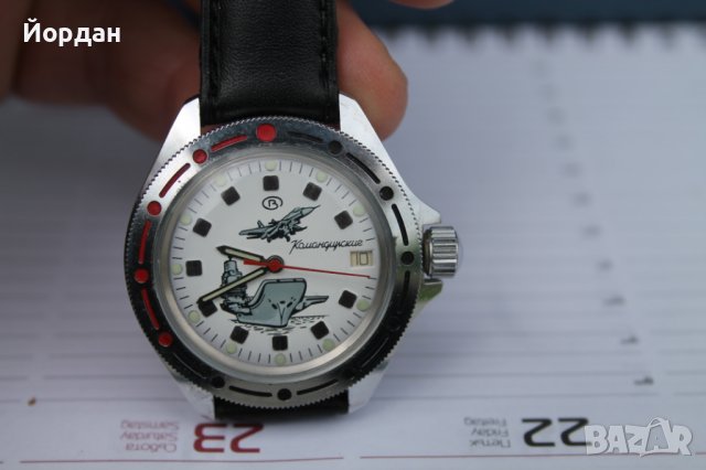 СССР часовник ''Восток'' командирски, снимка 9 - Антикварни и старинни предмети - 40790498
