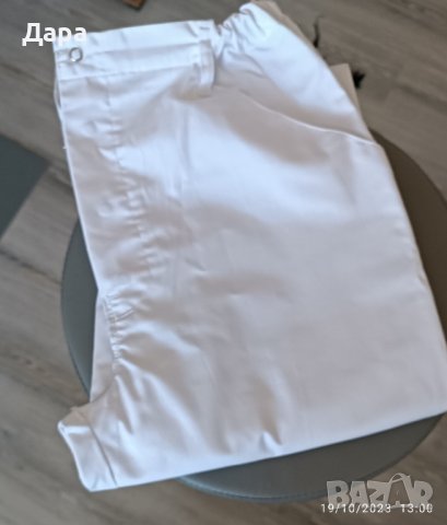 Дамски медицински панталон. Бял. Размер М/  L, снимка 13 - Панталони - 42640747