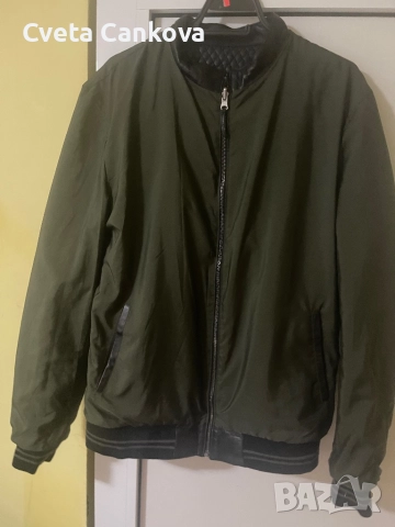 Кожено яке с две лица, снимка 11 - Якета - 51683496