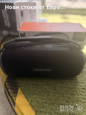 Bluetooth колонка Roseland RS-510 Fabric Cord Black , снимка 3 - Тонколони - 55914620