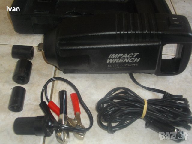 12 Волта/1/2 Drive Захват-Гайковерт Голям-IMPACT WRENCH-Made in Taiwan-Отличен-Реверсивен, снимка 11 - Други инструменти - 41392108