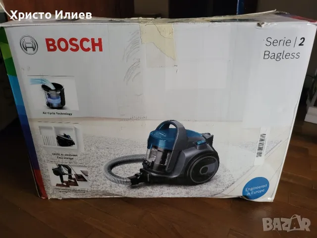 Прахосмукачка без торба Bosch Серия 2 700W, снимка 17 - Прахосмукачки - 47548303