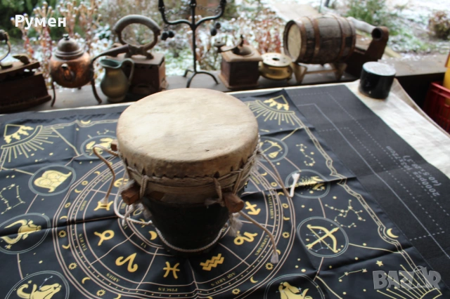 Африканска тарамбука (Djembe), снимка 14 - Антикварни и старинни предмети - 53480254