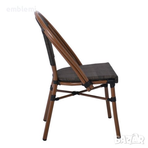 Стол трапезен градински Costa Черен, снимка 3 - Столове - 44276156