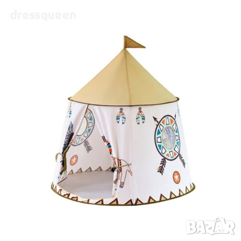 4754 Сгъваема текстилна палатка Типи за безкрайни детски игри, снимка 4 - Други - 53811108