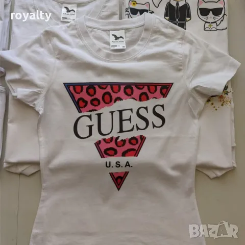 Guess дамски тениски Различни дизайни , снимка 13 - Тениски - 49460566