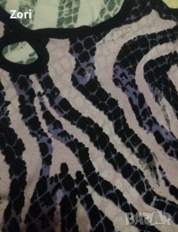 Блуза от фино еластично плетиво в люляково-розови цветове, снимка 3 - Блузи с дълъг ръкав и пуловери - 44348256