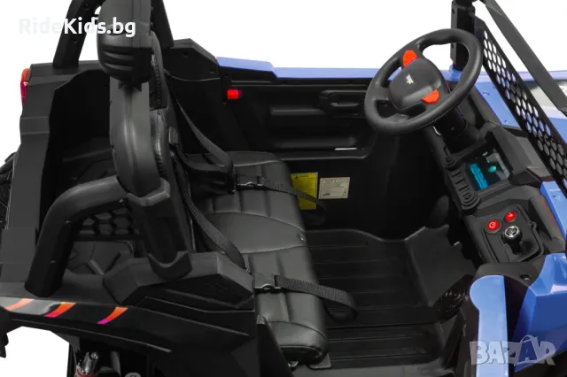 Офроуд акумулаторен автомобил BLAZE, Син– 4x4, до 35кг., с дистанционно и LED, снимка 9 - Детски велосипеди, триколки и коли - 50099626