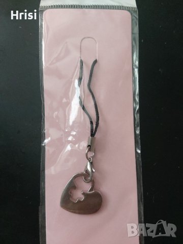 Висулка- метално сърце, снимка 6 - Колиета, медальони, синджири - 41595545