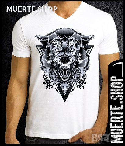 Тениска с щампа WOLF FIERCE, снимка 1 - Тениски - 42014497