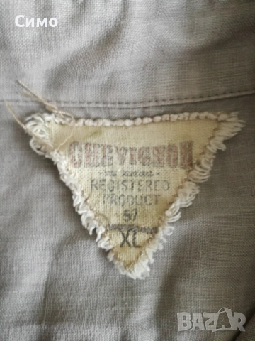 СHEVIGNON - Мъжка Ленена Риза Къс Ръкав, снимка 7 - Ризи - 53202445