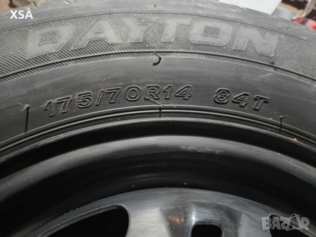 Джанти 5Jx14 с летни гуми 175/70R14 DAYTON SEAT IBIZA, снимка 5 - Гуми и джанти - 52296242