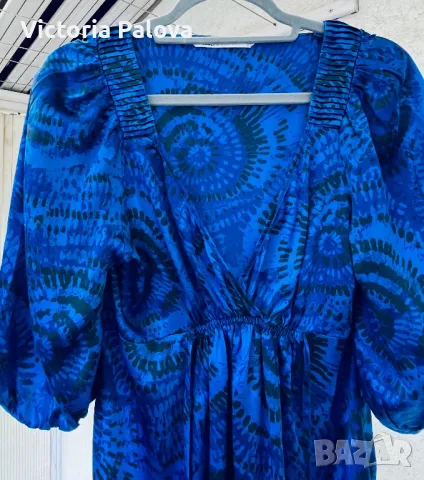 Красива копринена рокля Дания, снимка 8 - Рокли - 47456367