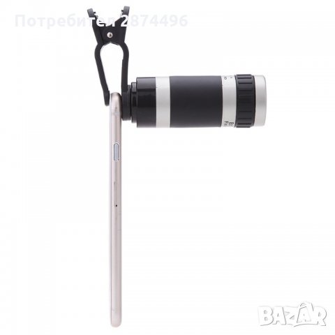 1145 Универсален телескоп за телефон или таблет с увеличение 8х, снимка 5 - Резервни части за телефони - 35818442