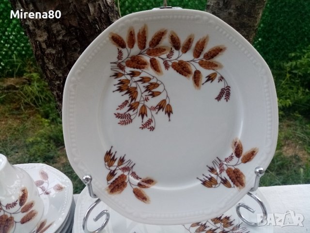 * Mitterteich Bavaria * - старинен сервиз житен клас, снимка 6 - Сервизи - 41768938