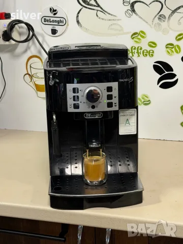 Кафемашина кафе автомат delonghi magnifica S с гаранция, снимка 2 - Кафемашини - 55935330