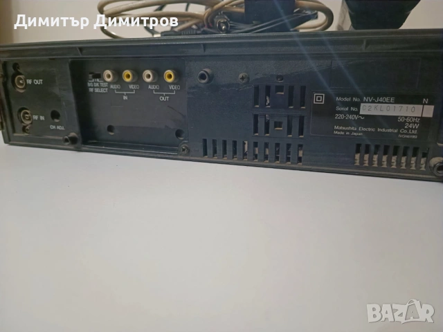 Видеомагнетофон - Panasonic NV‑J40 HQ, снимка 4 - Плейъри, домашно кино, прожектори - 53237427