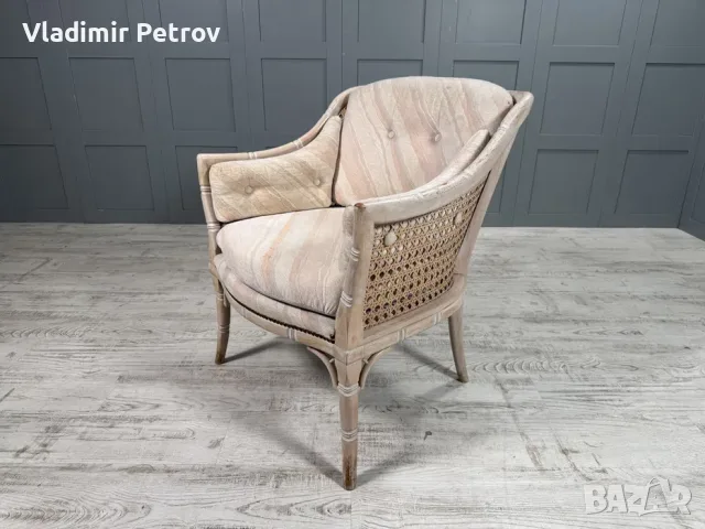 Кресло - ратан, масив В007, снимка 5 - Дивани и мека мебел - 56022578