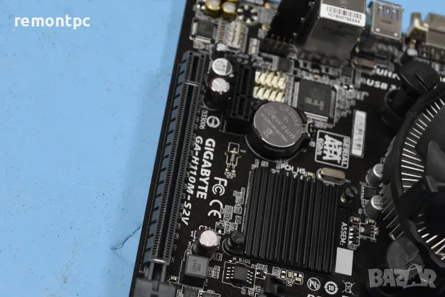 Дънна платка и процесор Intel I5 7400 + Gigabyte H110M-S2V + Cpu cooler  - работят перфектно, снимка 6 - Дънни платки - 55898625