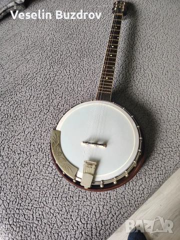 6 струнно банджо много рядко , снимка 6 - Струнни инструменти - 53496573