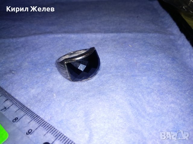 ЕЛЕГАНТЕН СРЕБРИСТ ЮВЕЛИРНО ФАСЕТИРАН МОДЕН АРТ ПРЪСТЕН 36607, снимка 7 - Пръстени - 39758539