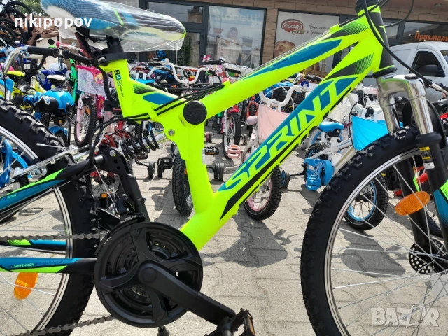 SPRINT Велосипед 24" ELEMENT жълт, снимка 2 - Велосипеди - 53839393
