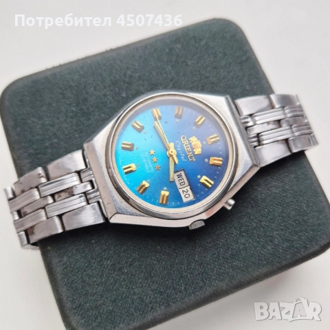 ORIENT напълно автоматичен механичен часовник, ден от седмицата, дата , снимка 2 - Мъжки - 52458803