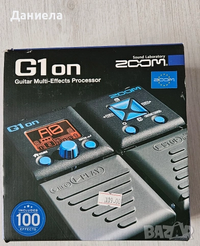 Zoom G1on, мултиефект процесор за китара, снимка 2 - Китари - 53223920