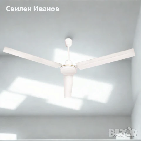 Метален таванен вентилатор Muhler MCD-54056 – 142 см (56"), 60W, с регулатор на стена, снимка 1