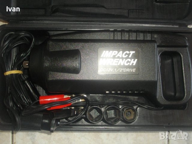 12 Волта/1/2 Drive Захват-Гайковерт Голям-IMPACT WRENCH-Made in Taiwan-Отличен-Реверсивен, снимка 18 - Други инструменти - 41392108