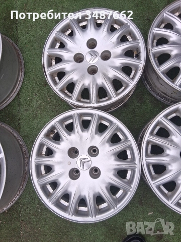 15цола за Пежо Ситроен 6.5J ×15 ет 25 ц.65.1 , снимка 3 - Гуми и джанти - 52874774