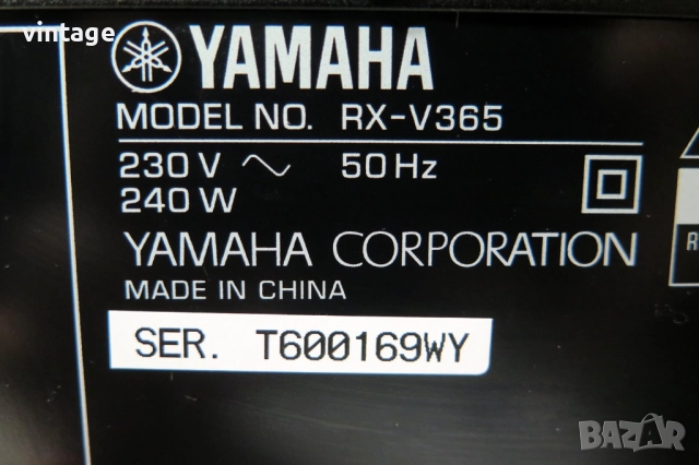 Yamaha RX-V365, снимка 8 - Ресийвъри, усилватели, смесителни пултове - 52064798