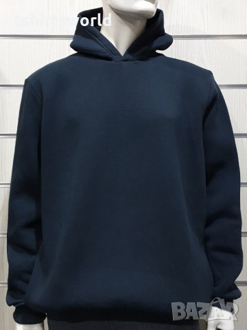 Нов мъжки суичър с качулка и джобчета, цвят антрацит, снимка 5 - Суичъри - 34732128