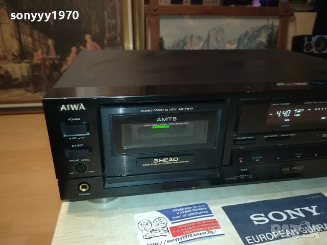 AIWA AD-F810E 3HEAD DECK-MADE IN JAPAN-SWISS 2207231907, снимка 3 - Декове - 41628619