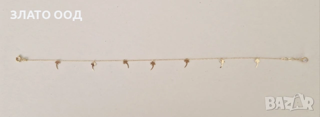 ЗЛАТНИ ГРИВНИ за крак, снимка 10 - Гривни - 29069518
