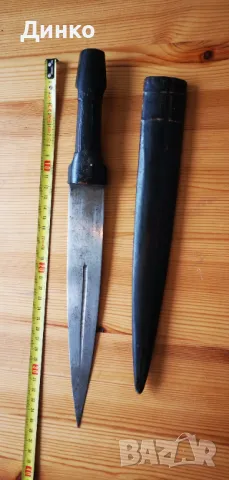 Гръцки кинжал, кама, нож от 19век., снимка 6 - Антикварни и старинни предмети - 50337018