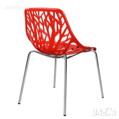 Стол трапезен  Elsa HM0023 Червен, снимка 3 - Столове - 44277021