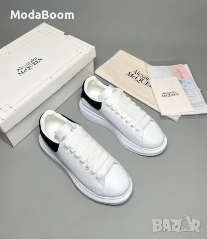 Alexander McQueen • Бели Стилни Мъжки Маратонки , снимка 2 - Маратонки - 48042496