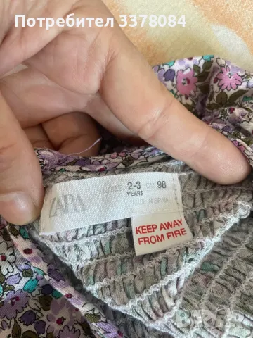 Детска рокля Зара, снимка 3 - Детски рокли и поли - 47484930