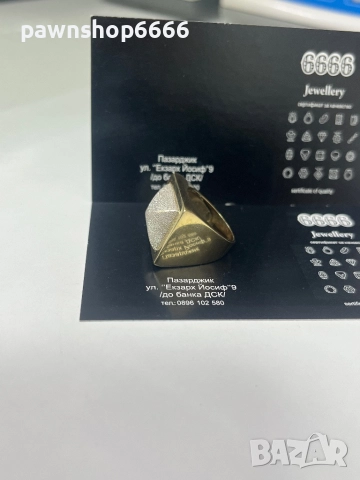 Златен пръстен 14К , снимка 10 - Пръстени - 51809178