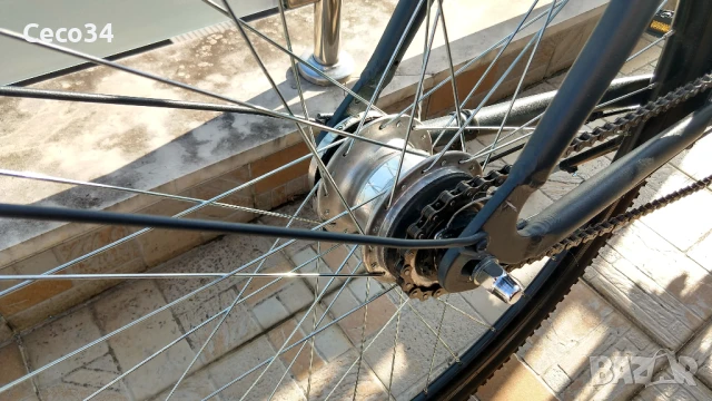 Продавам велосипед с Shimano Nexus 7, алуминиев, реновиран, снимка 10 - Велосипеди - 50906553