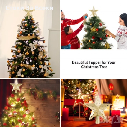 3D Елхов прожектор със 6 визии - Звезден ефект 2025 на части, снимка 14 - Декорация за дома - 52676154