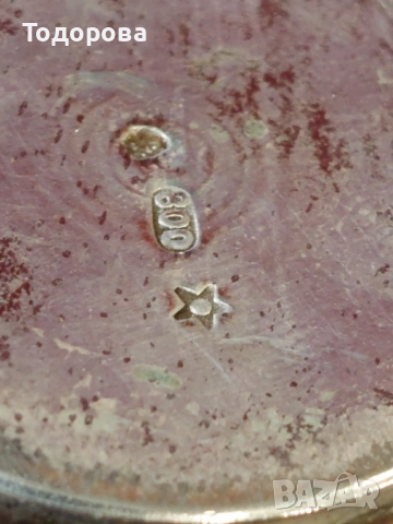 Лот Сребърни чаши,солидно Сребро проба 925-800, снимка 8 - Чаши - 52167733