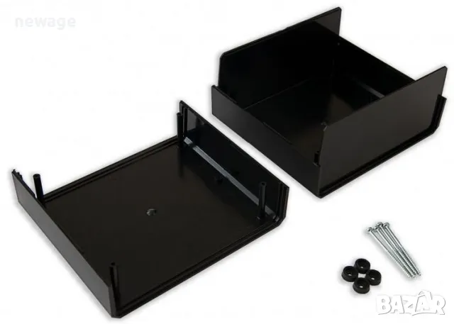 Кутия за монтаж KM-85, полистирен, черна, снимка 5 - Друга електроника - 47617954