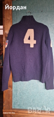 Мъжки пуловер – жилетка с цип – LA MARTINA . размер – L, снимка 7 - Пуловери - 53358555