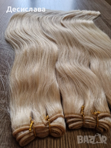 Естествена руса коса!, снимка 2 - Аксесоари за коса - 51490268