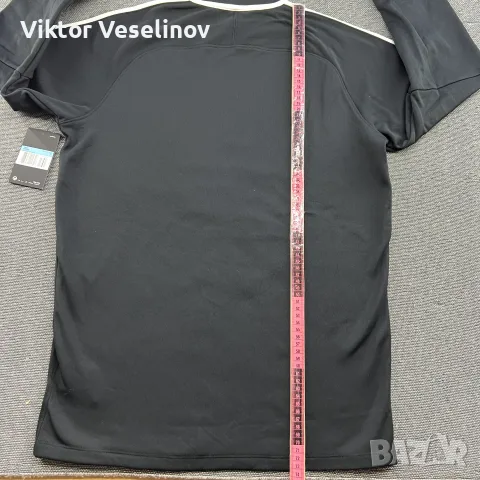 НОВА Nike Мъжка Термо Горница Размер M Черна Swoosh Спортна, снимка 7 - Спортни дрехи, екипи - 55902953