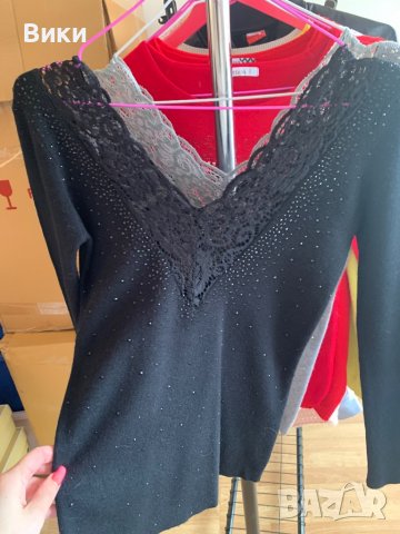 Нова блуза в три цвята, снимка 6 - Блузи с дълъг ръкав и пуловери - 39547095