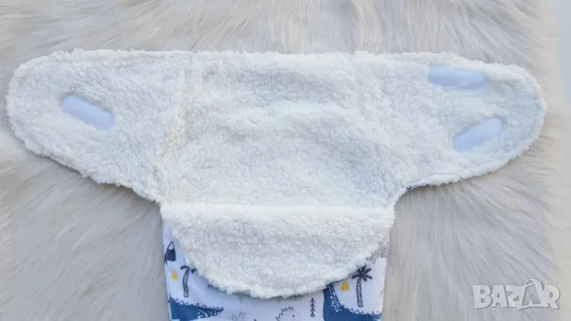 Нова антистрес пелена за бебе от 0-3 месеца , снимка 10 - Спално бельо и завивки - 49294054